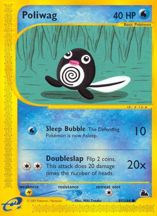 Poliwag - 87/144 - Common - Dañada