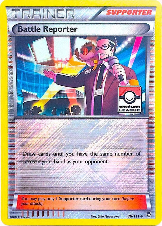 Battle Reporter -88/111 - uncommon league promo holo
