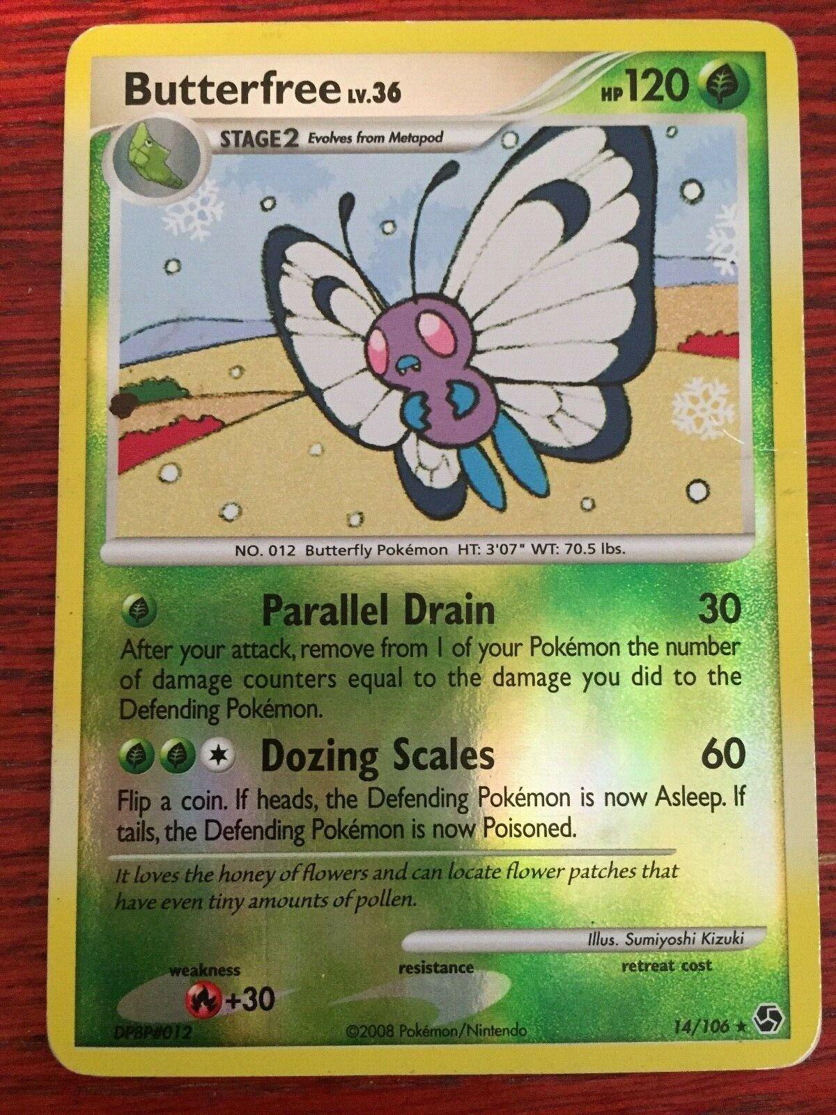 Butterfree - 14/106 - Rare reverse