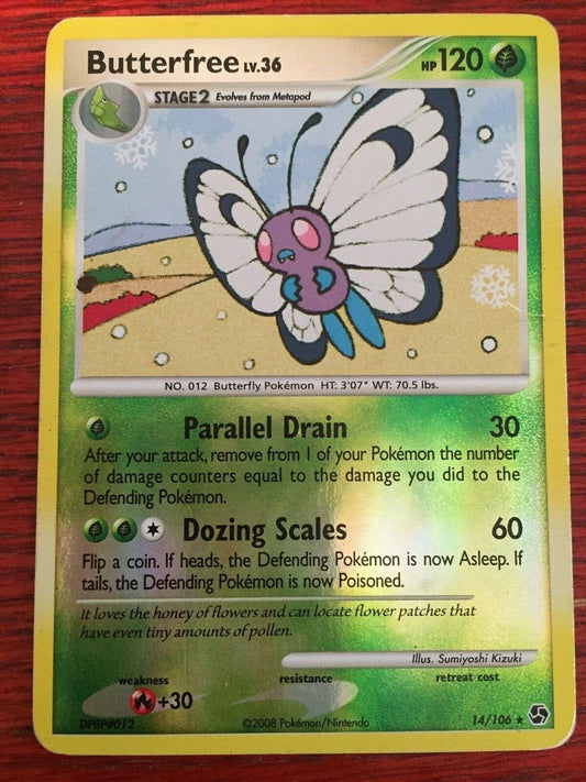 Butterfree - 14/106 - Rare reverse