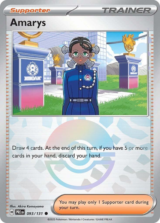 Amarys - 093/131 - Common reverse pokeball