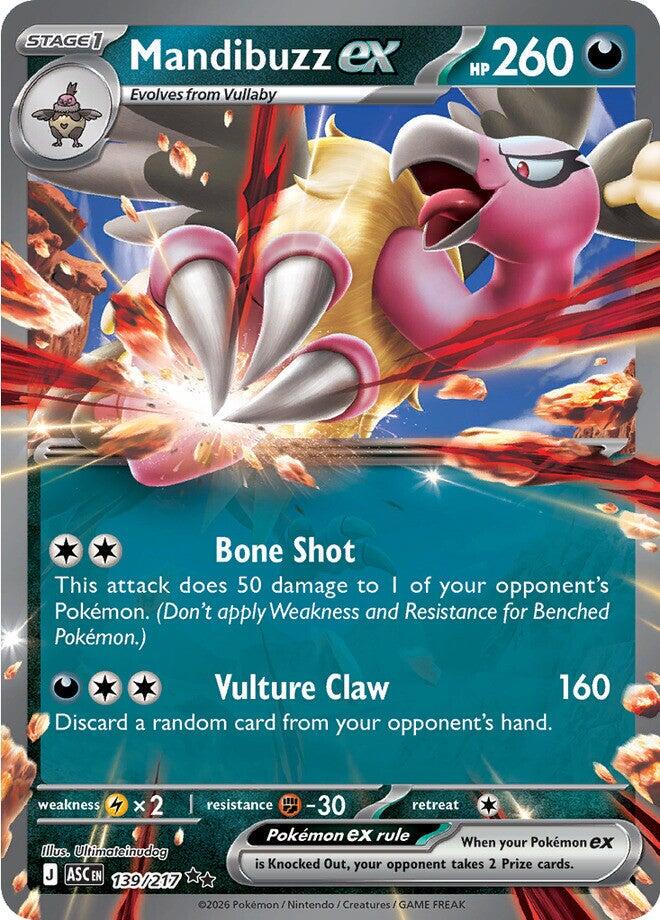 Mandibuzz ex - 139/217 - Ultra Rare