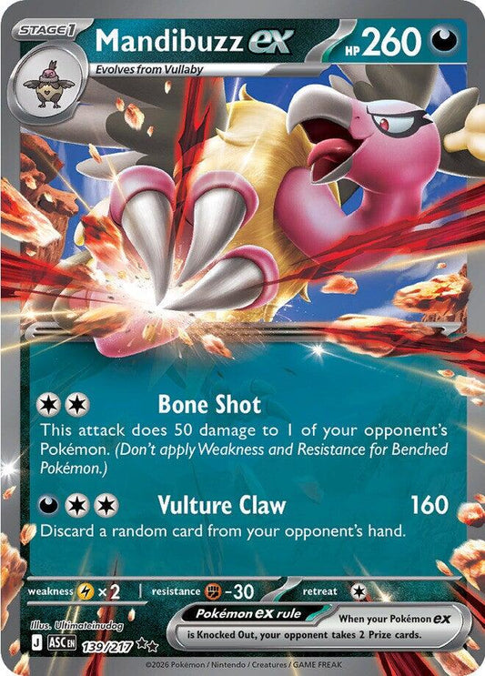 Mandibuzz ex - 139/217 - Ultra Rare