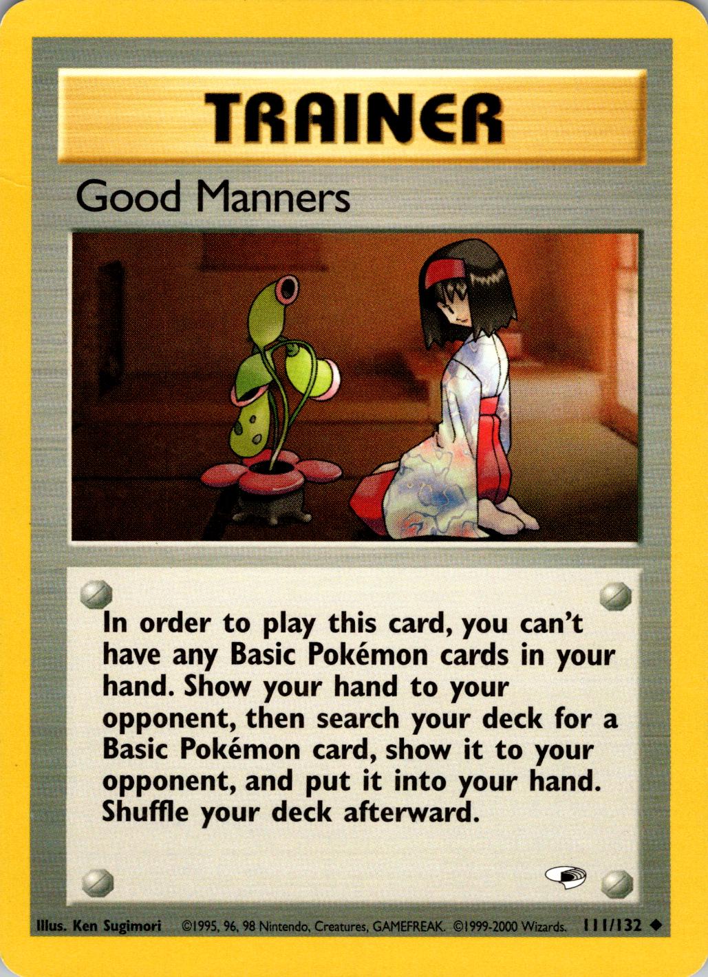 Good Manners - 111/132 - Uncommon