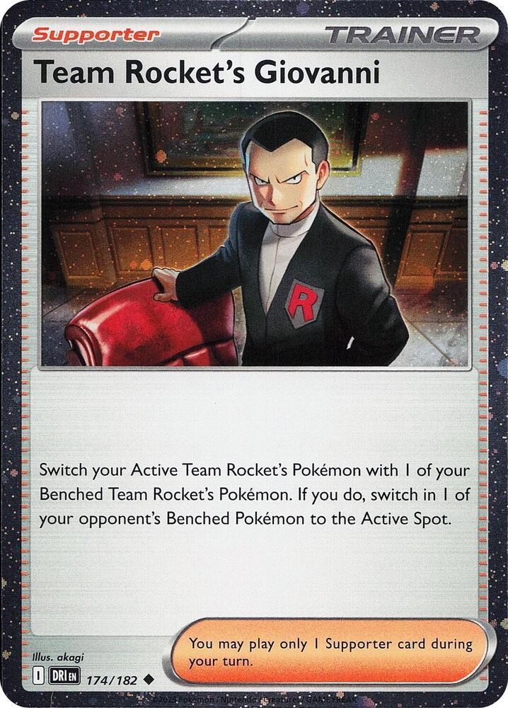 Team Rocket´s Giovanni - 174/182 - Uncommon Galaxy Holo