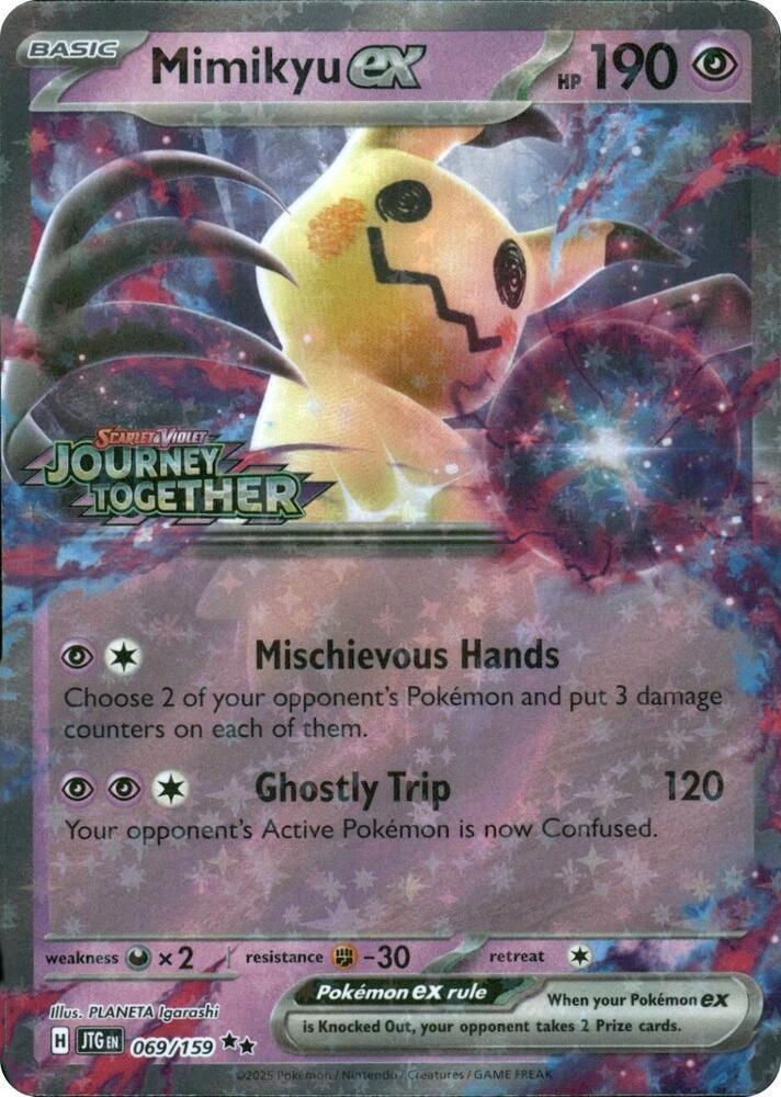 Mimikyu ex - 069/159 - Stamped ultra rare