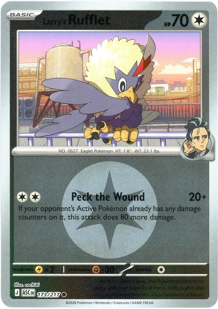 Larry´s Rufflet - 173/217 - Common reverse energy symbol
