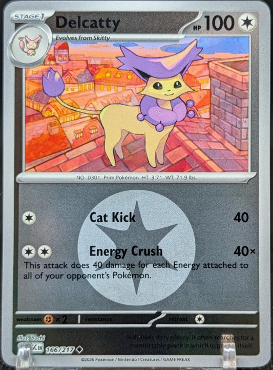 Delcatty - 166/217 - Uncommon reverse Energy symbol