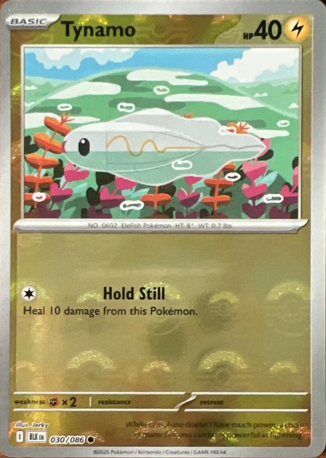 Tynamo - 030/086 - Common pokeball reverse