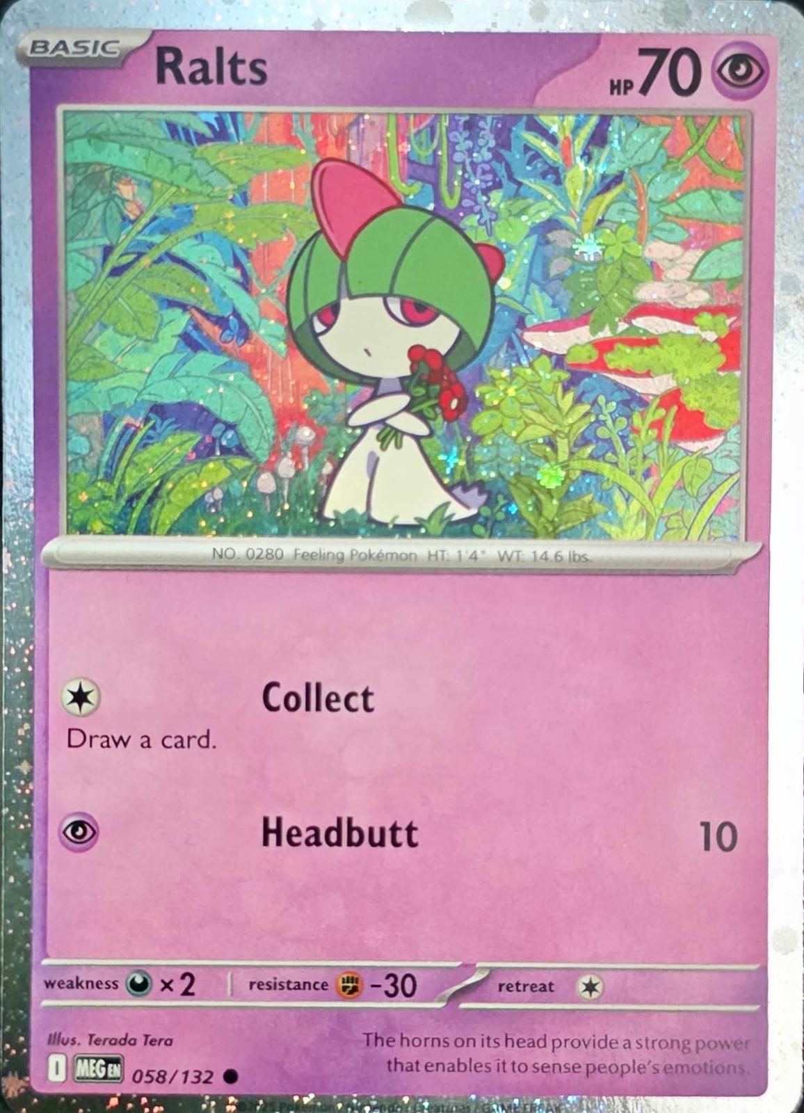 Ralts - 058/132 - Common galaxy holo