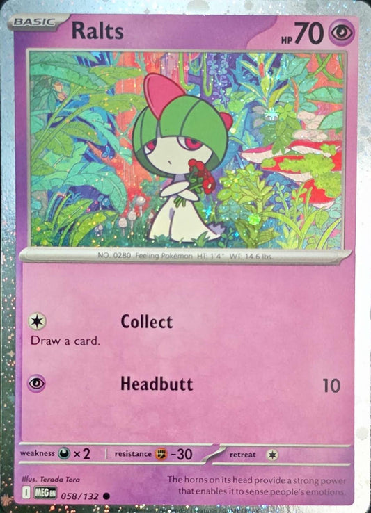 Ralts - 058/132 - Common galaxy holo