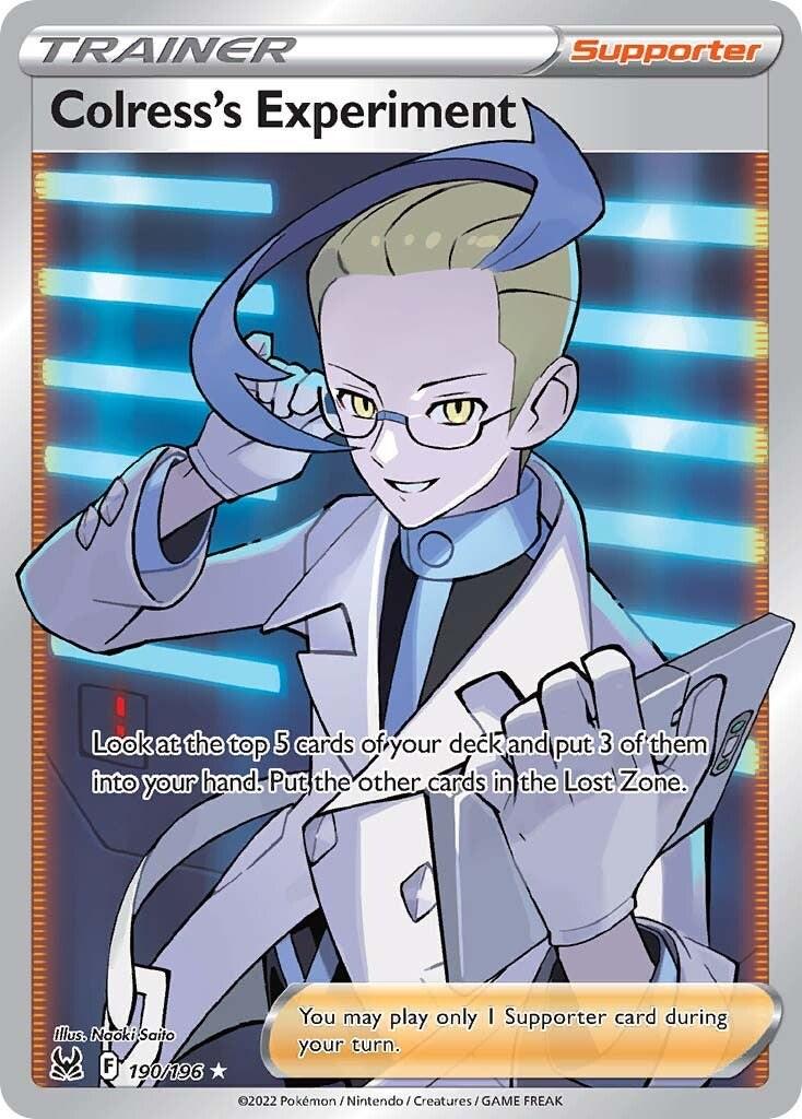 Colress´s experiment - 190/196 - full art ultra rare