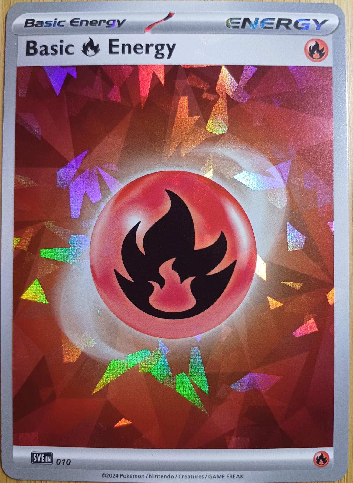 Fire Basic Energy - SVE010 - Ice Cracked