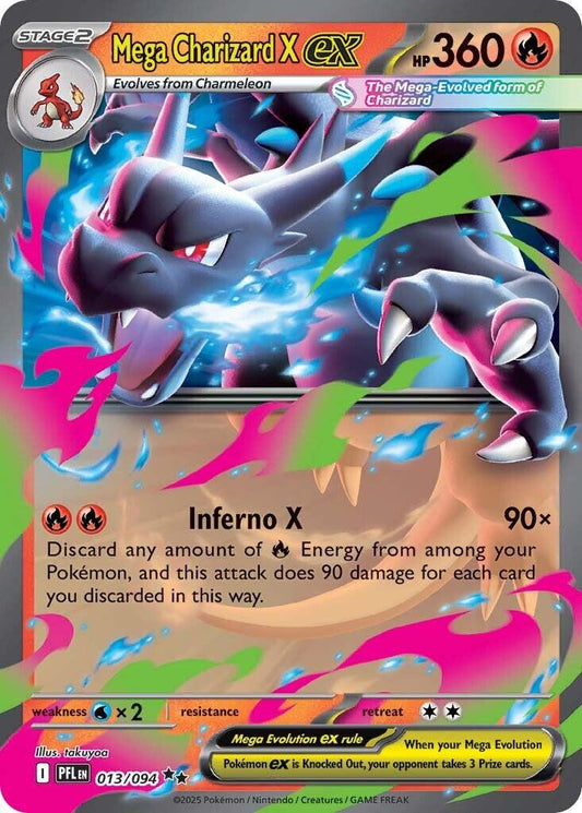 Mega Charizard X ex - 013/094 - ultra rare