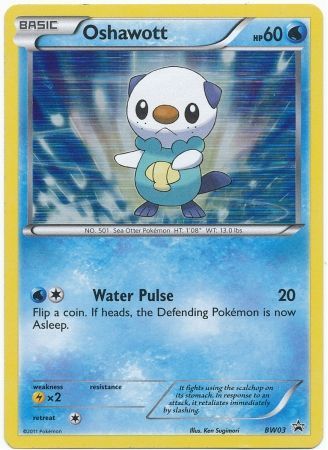Oshawott - BW03 - Holo Promo