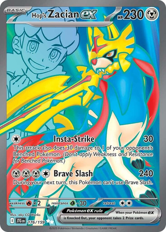 Hop´s Zacian EX - 176/159 - full art ultra rare
