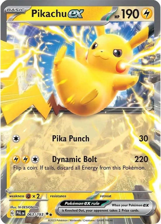 Pikachu EX - 063/193 - ultra rare