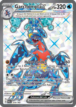 Garchomp EX - 219/182 - Full art ultra rare