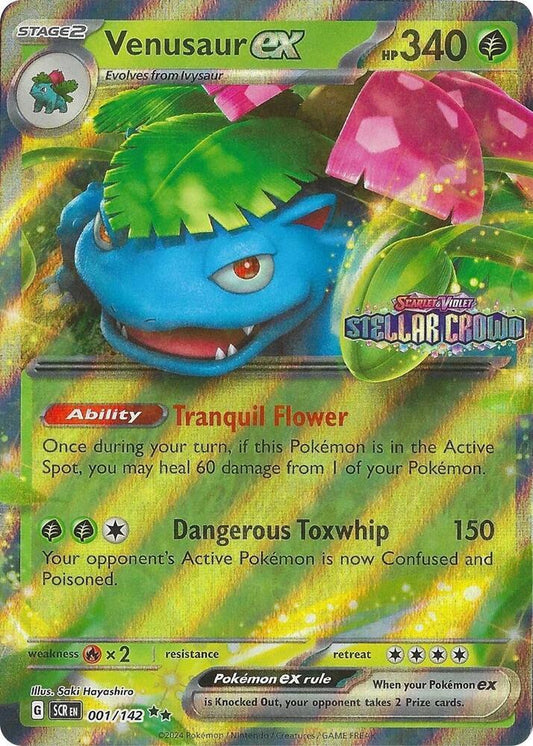 Venusaur ex - 001/142 - stamped ultra rare