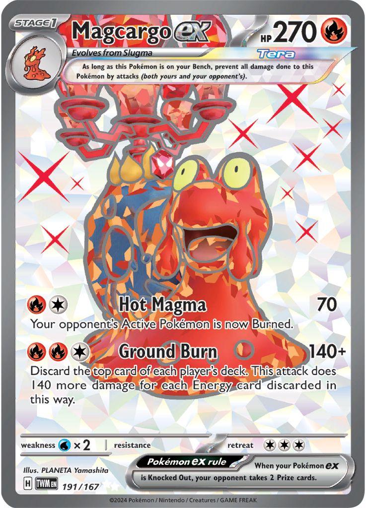 Magcargo EX - 191/167 - Full art ultra rare