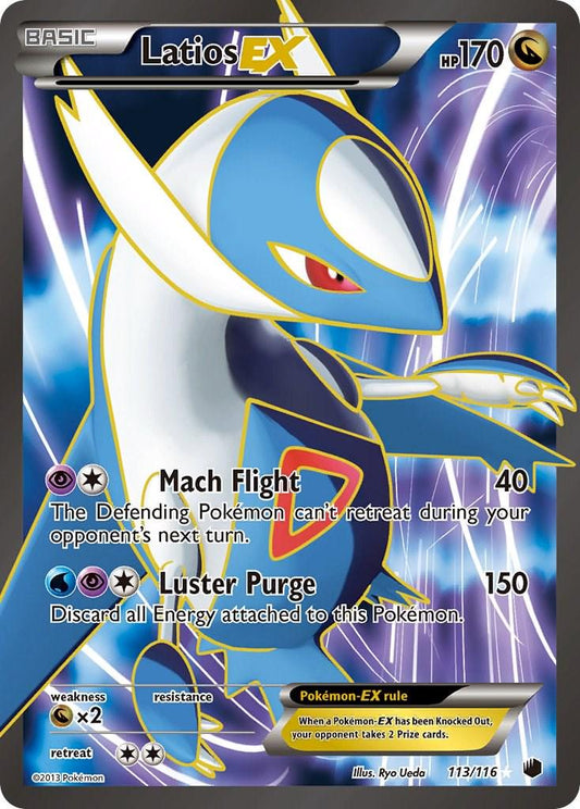 Latios ex - 113/116 - Full art ultra rare