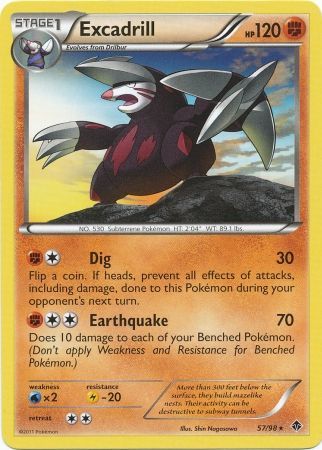 Excadrill - 57/98 - Rare