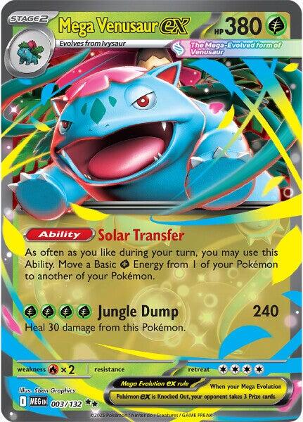Mega Venusaur ex - 003/132 - ultra rare