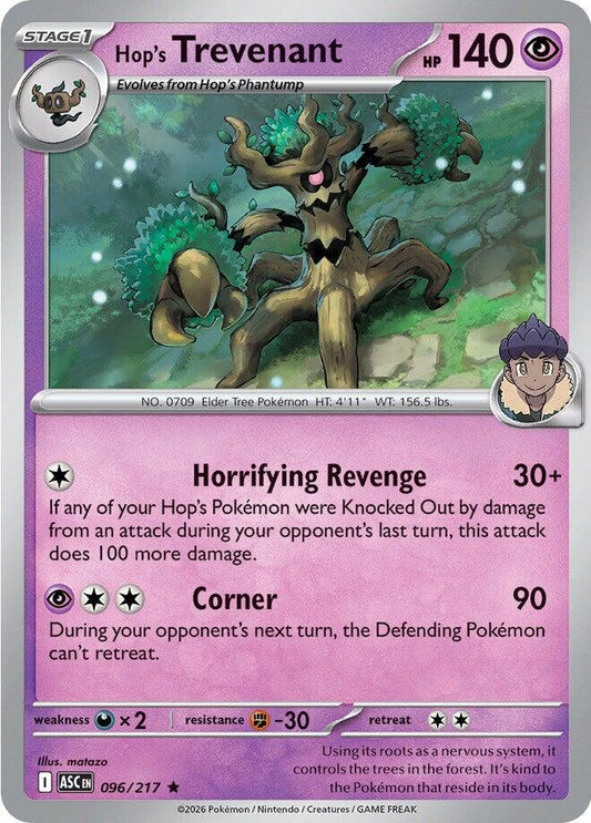 Hop´s Trevenant - 096/217 - Holo Rare