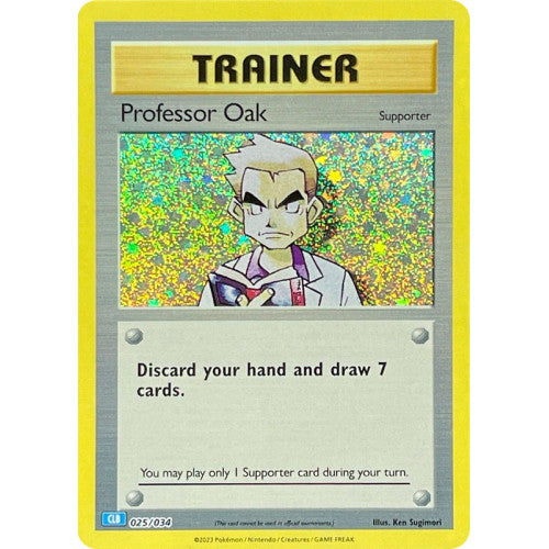 Professor Oak - 025/034 - Classic holo