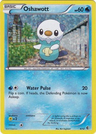Oshawott - 4/12 - McDonald's Holo Promo