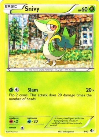 Snivy - 1/12 - McDonald's Holo Promo