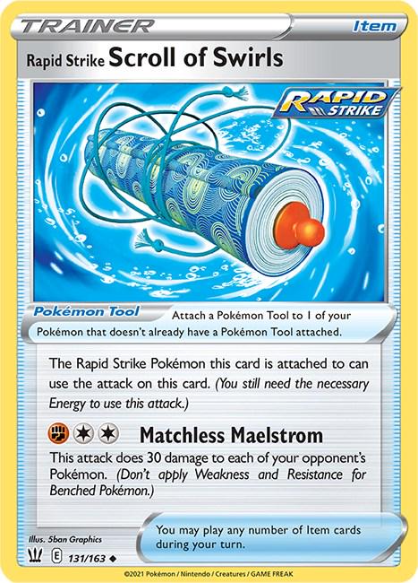 Scroll of Swirls rapid Strike - 131/163 - uncommon