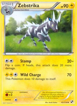 Zebstrika - 42/114 - Uncommon