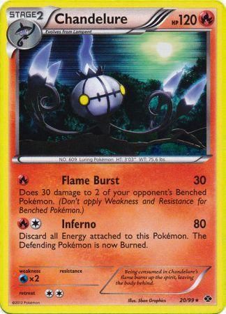 Chandelure - 20/99 - Holo Rare
