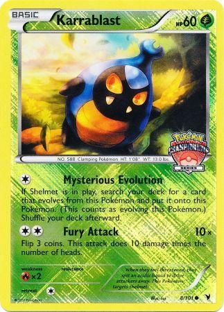 Karrablast - 8/101 - Pokemon Championship Series Promo