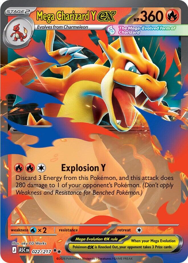 Mega Charizard Y Ex - 022/217 - Ultra Rare