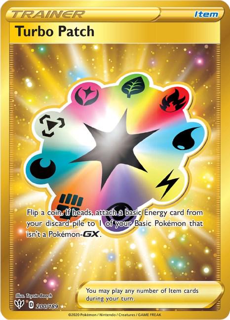 Turbo Patch - 200/189 - Ultra rare gold
