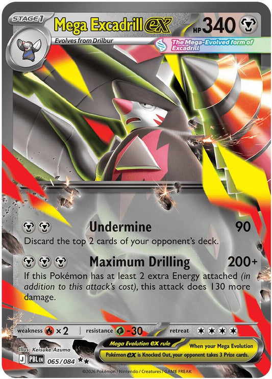 Mega Excadrill ex - 065/084 - Ultra Rare
