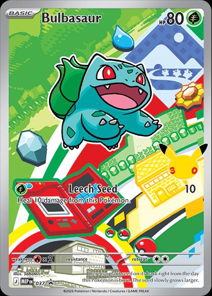 Bulbasaur - MEP037 - Promo 30th Anniversary