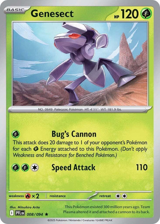 Genesect - 008/094 - holo rare