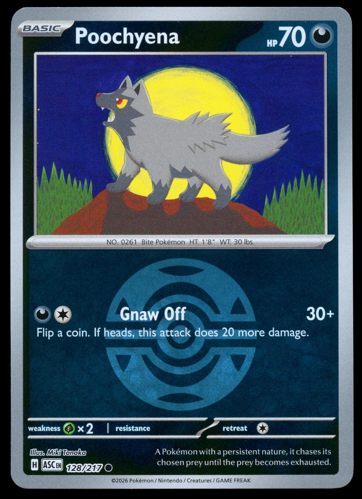 Poochyena - 128/217 - Common Reverse Dusk Ball