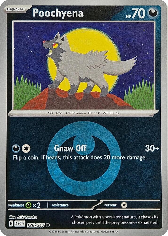 Poochyena - 128/217 - Common Reverse Energy Symbol
