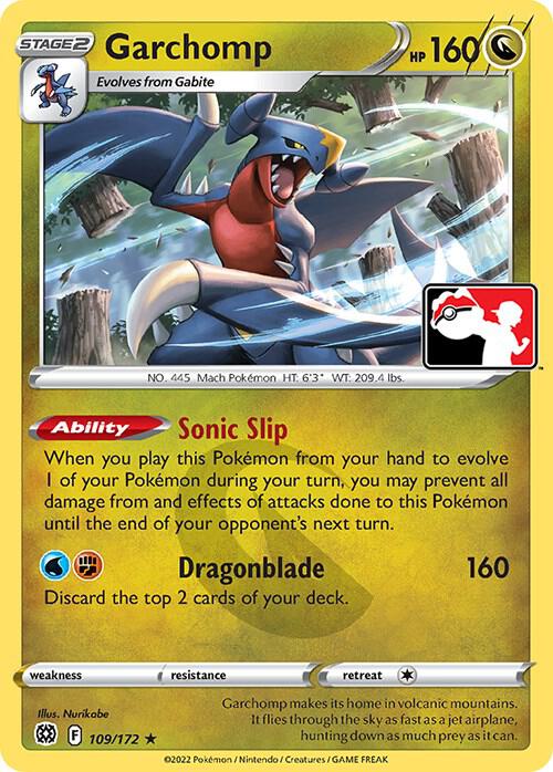 Garchomp - 109/172 - rare - prize pack