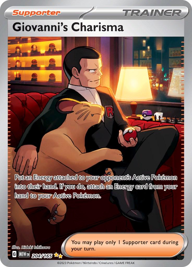 Giovanni´s Charisma - 204/165 - Special Illustration rare