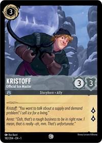Kristoff - Official Ice Master - 182/204 - Common