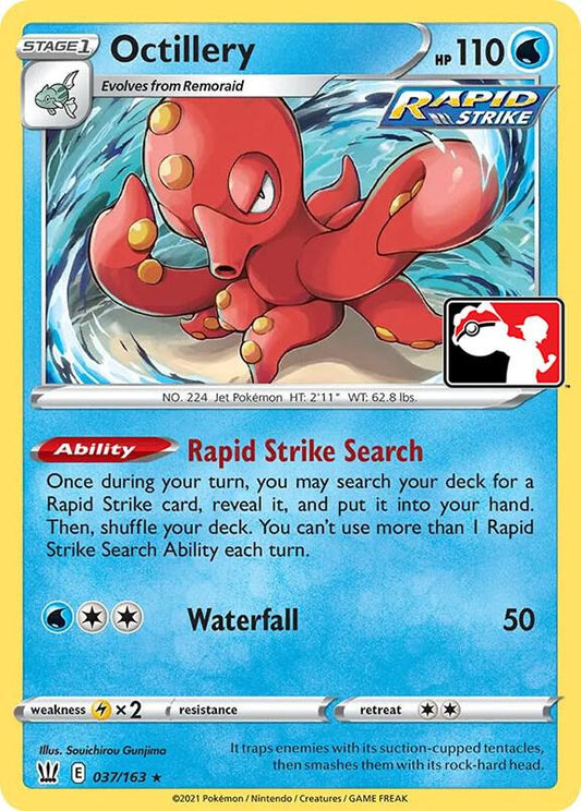 Octillery - 037/163 - rare prize pack