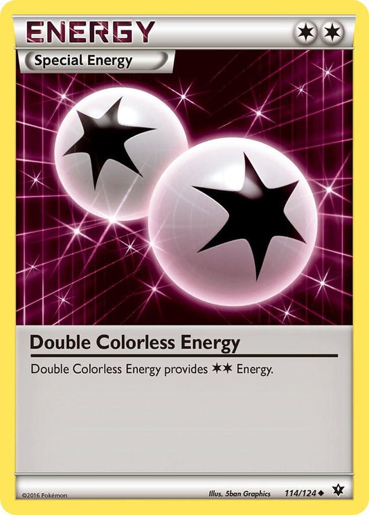 Double Colorless Energy - 114/124 - uncommon