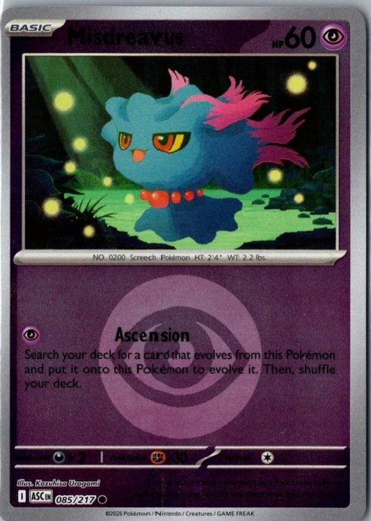 Misdreavus - 085/217 - Common reverse Energy Symbol