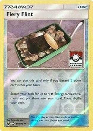 Fiery Flint - 60a/70 - uncommon reverse league promo