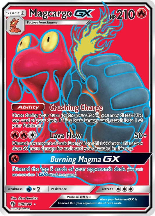 Magcargo GX - 198/214 - Full art ultra rare